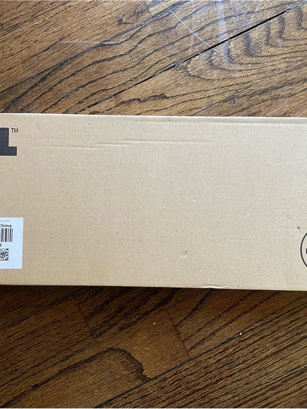 Dell Brown Cardboard Retail Keyboard Box